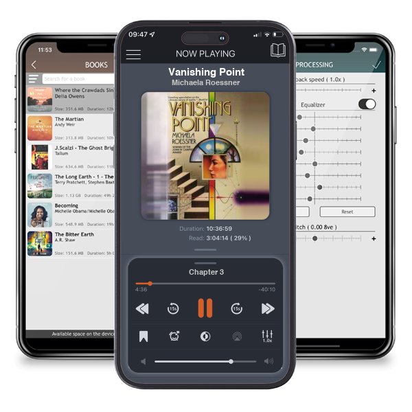 Download fo free audiobook Vanishing Point by Michaela Roessner and listen anywhere on your iOS devices in the ListenBook app.