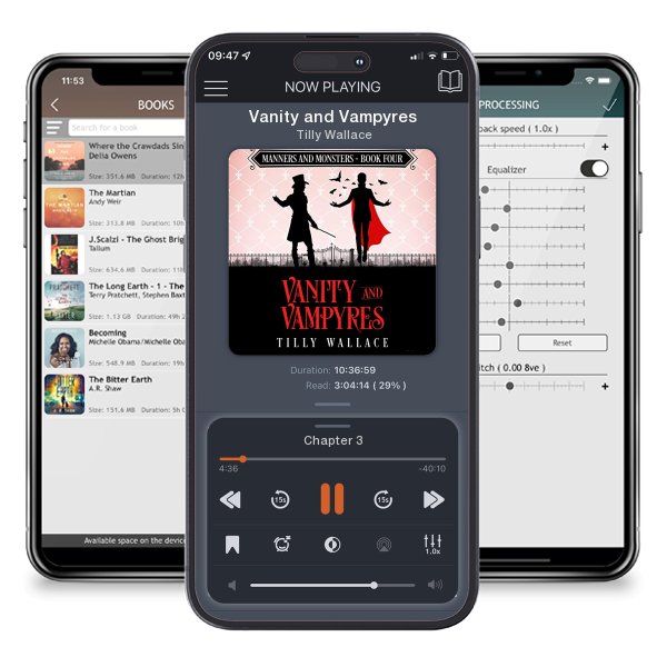 Download fo free audiobook Vanity and Vampyres by Tilly Wallace and listen anywhere on your iOS devices in the ListenBook app.