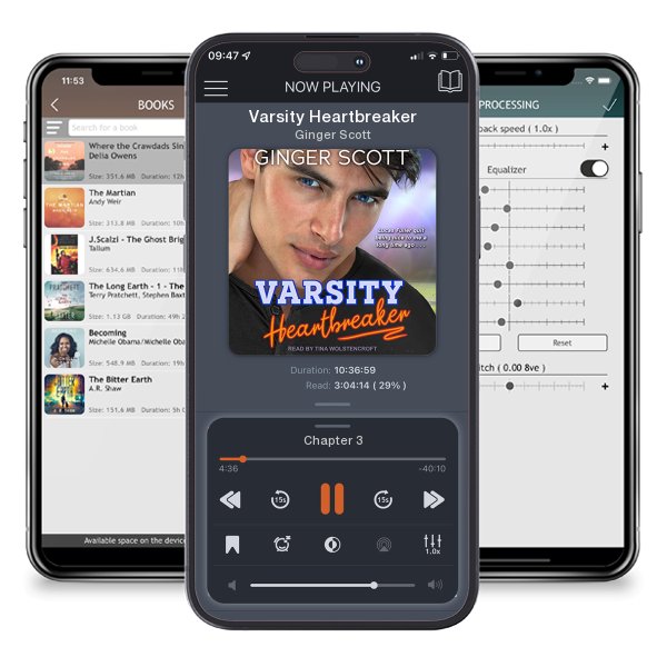 Download fo free audiobook Varsity Heartbreaker by Ginger Scott and listen anywhere on your iOS devices in the ListenBook app.