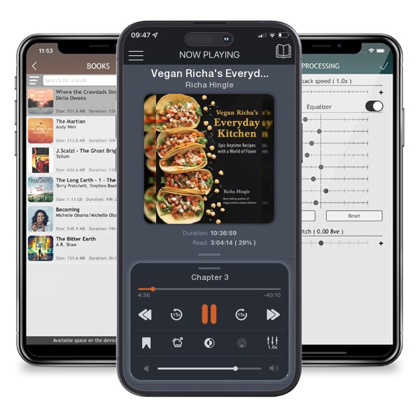 Download fo free audiobook Vegan Richa's Everyday Kitchen: Epic Anytime Recipes with a... by Richa Hingle and listen anywhere on your iOS devices in the ListenBook app.