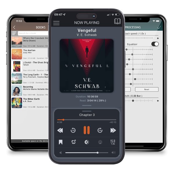 Download fo free audiobook Vengeful by V. E. Schwab and listen anywhere on your iOS devices in the ListenBook app.