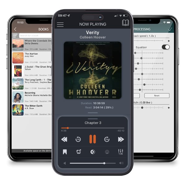 Download fo free audiobook Verity by Colleen Hoover and listen anywhere on your iOS devices in the ListenBook app.