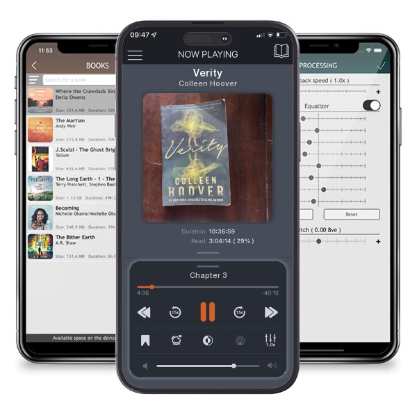 Download fo free audiobook Verity by Colleen Hoover and listen anywhere on your iOS devices in the ListenBook app.