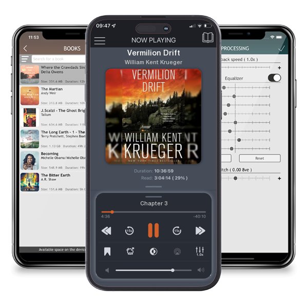 Download fo free audiobook Vermilion Drift by William Kent Krueger and listen anywhere on your iOS devices in the ListenBook app.