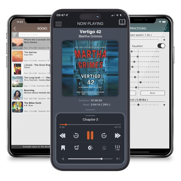 Download fo free audiobook Vertigo 42 by Martha Grimes and listen anywhere on your iOS devices in the ListenBook app.