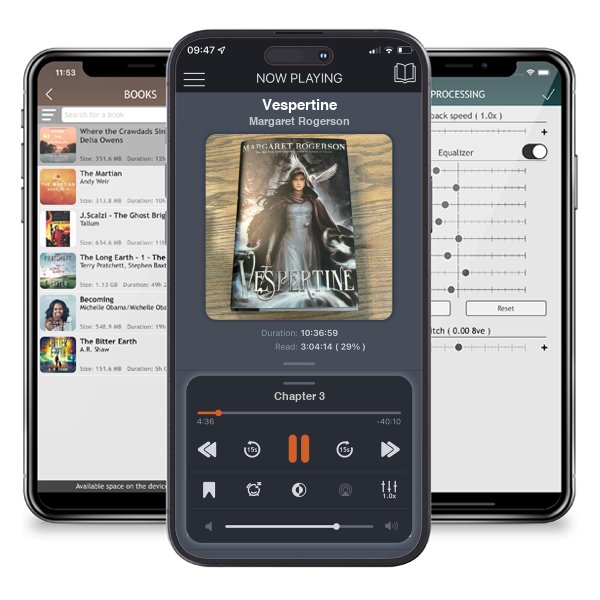 Download fo free audiobook Vespertine by Margaret Rogerson and listen anywhere on your iOS devices in the ListenBook app.