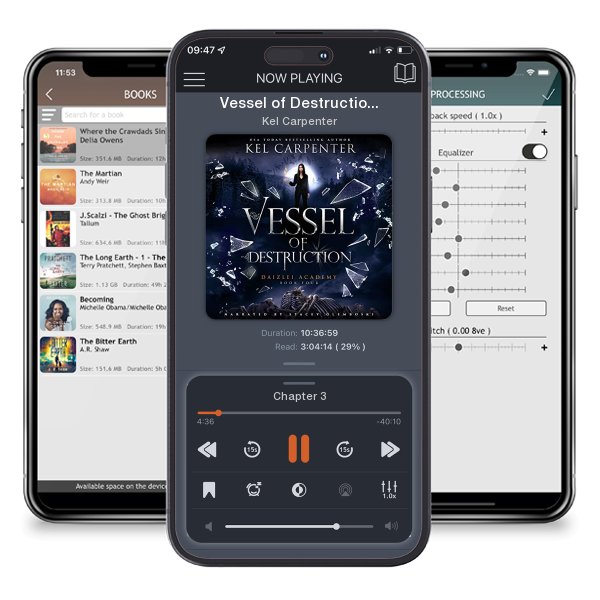 Download fo free audiobook Vessel of Destruction by Kel Carpenter and listen anywhere on your iOS devices in the ListenBook app.