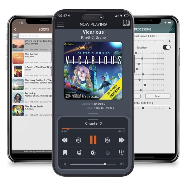 Download fo free audiobook Vicarious by Rhett C. Bruno and listen anywhere on your iOS devices in the ListenBook app.