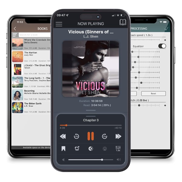 Download fo free audiobook Vicious (Sinners of Saint Book 1) by L.J. Shen and listen anywhere on your iOS devices in the ListenBook app.