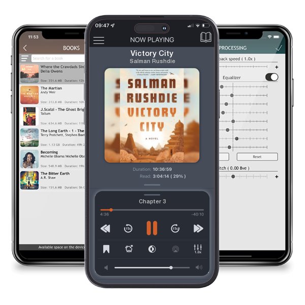 Download fo free audiobook Victory City by Salman Rushdie and listen anywhere on your iOS devices in the ListenBook app.