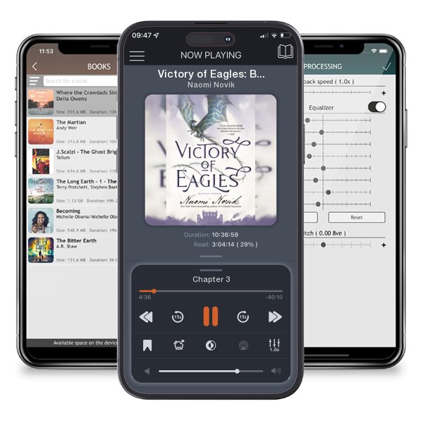 Download fo free audiobook Victory of Eagles: Book Five of Temeraire by Naomi Novik and listen anywhere on your iOS devices in the ListenBook app.