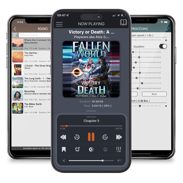 Download fo free audiobook Victory or Death: A Dungeon Core Fantasy (The Fallen World Book 3) by Playwars aka Alex S. Weber and listen anywhere on your iOS devices in the ListenBook app.