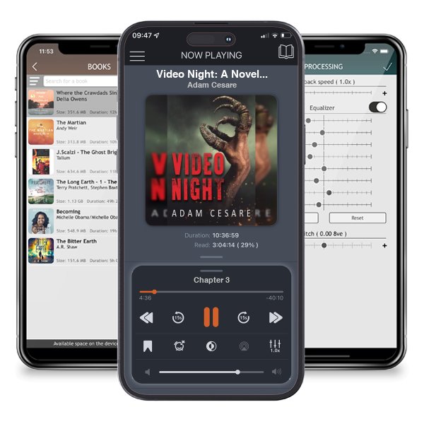 Download fo free audiobook Video Night: A Novel of Alien Horror by Adam Cesare and listen anywhere on your iOS devices in the ListenBook app.