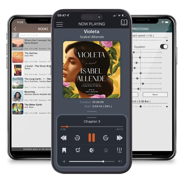 Download fo free audiobook Violeta by Isabel Allende and listen anywhere on your iOS devices in the ListenBook app.