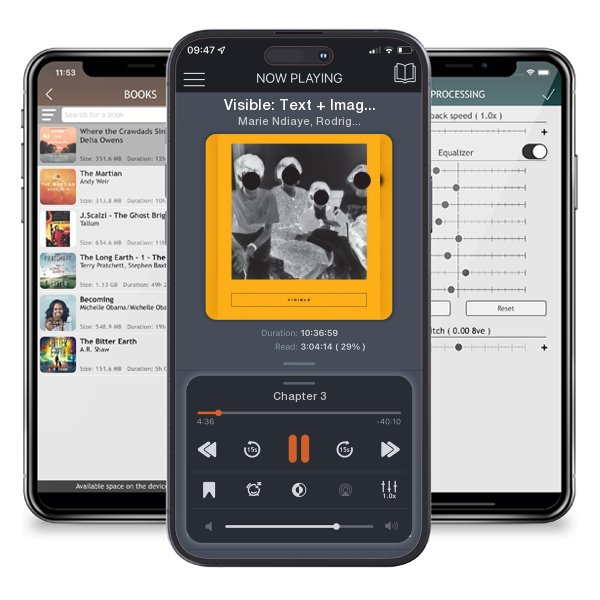 Download fo free audiobook Visible: Text + Image by Marie Ndiaye, Rodrigo Flores Sánchez, et al. and listen anywhere on your iOS devices in the ListenBook app.