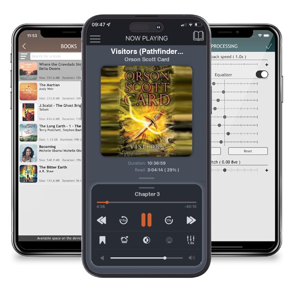 Download fo free audiobook Visitors (Pathfinder, #3) by Orson Scott Card and listen anywhere on your iOS devices in the ListenBook app.