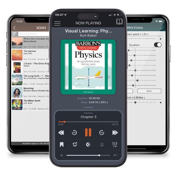 Download fo free audiobook Visual Learning: Physics: An illustrated guide for all ages (Barron's Visual Learning) by Kurt Baker and listen anywhere on your iOS devices in the ListenBook app.