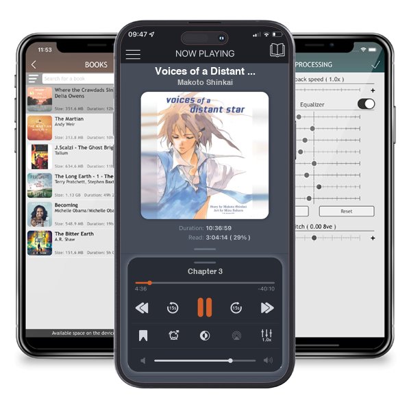Download fo free audiobook Voices of a Distant Star by Makoto Shinkai and listen anywhere on your iOS devices in the ListenBook app.