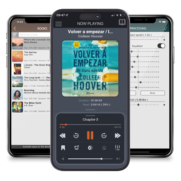 Descargar audiolibro gratis Volver a empezar / It Starts with Us by Colleen Hoover y escuchar en cualquier lugar en sus dispositivos iOS en la aplicación ListenBook.