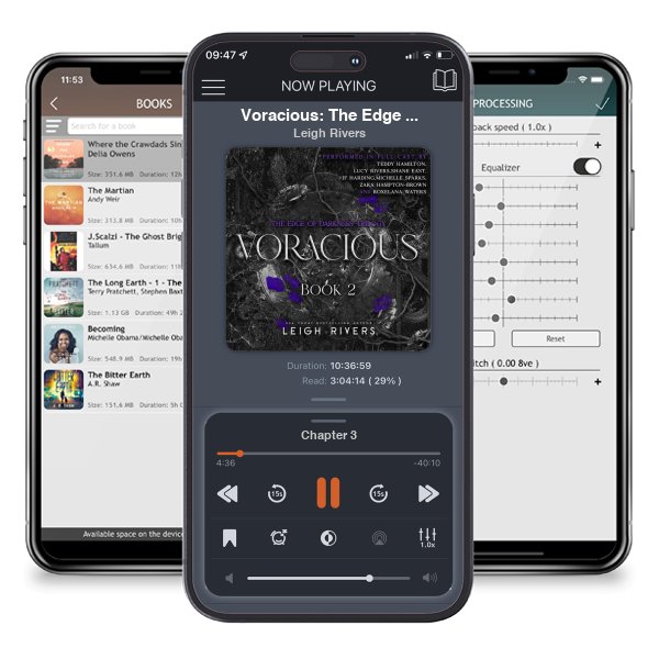 Download fo free audiobook Voracious: The Edge of Darkness, Book 2 by Leigh Rivers and listen anywhere on your iOS devices in the ListenBook app.