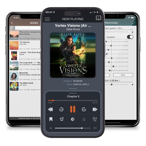 Download fo free audiobook Vortex Visions (Air Awakens: Vortex Chronicles, #1) by Elise Kova and listen anywhere on your iOS devices in the ListenBook app.
