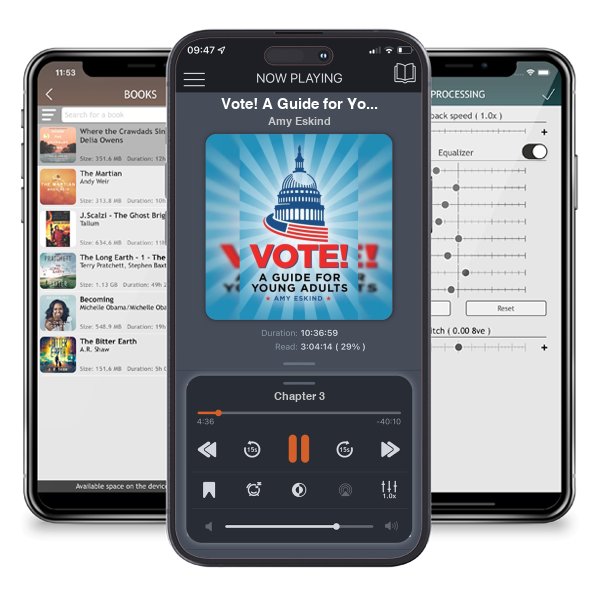 Download fo free audiobook Vote! A Guide for Young Adults by Amy Eskind and listen anywhere on your iOS devices in the ListenBook app.