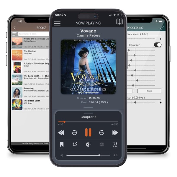 Download fo free audiobook Voyage by Camille Peters and listen anywhere on your iOS devices in the ListenBook app.
