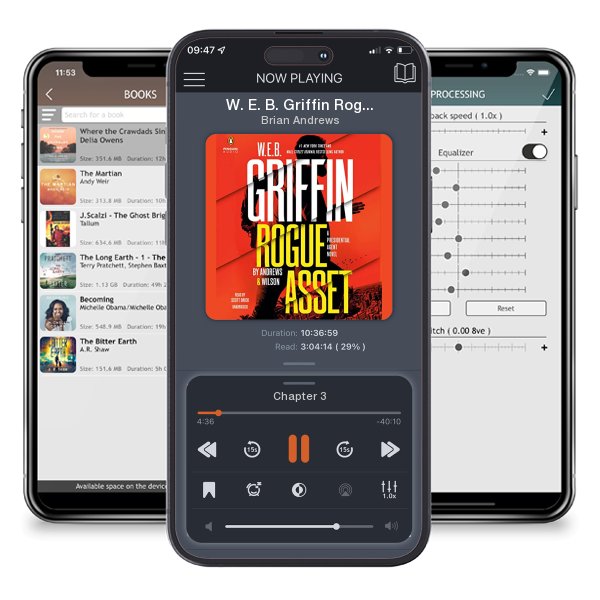 Download fo free audiobook W. E. B. Griffin Rogue Asset by Brian Andrews and listen anywhere on your iOS devices in the ListenBook app.