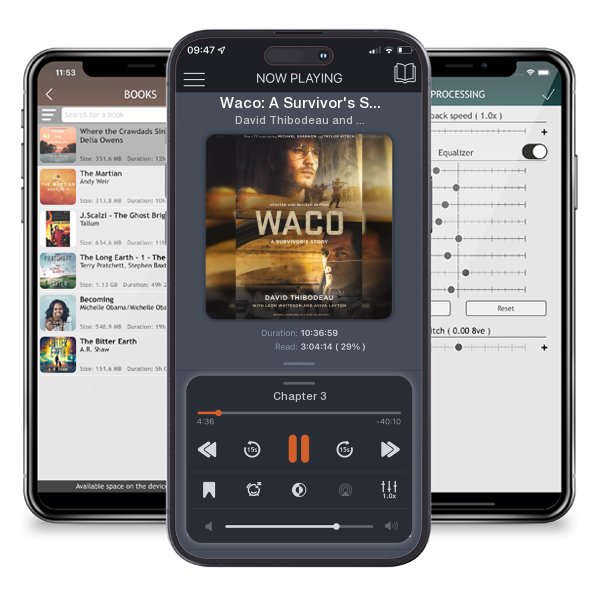 Download fo free audiobook Waco: A Survivor's Story by David Thibodeau and Leon Whiteson and listen anywhere on your iOS devices in the ListenBook app.