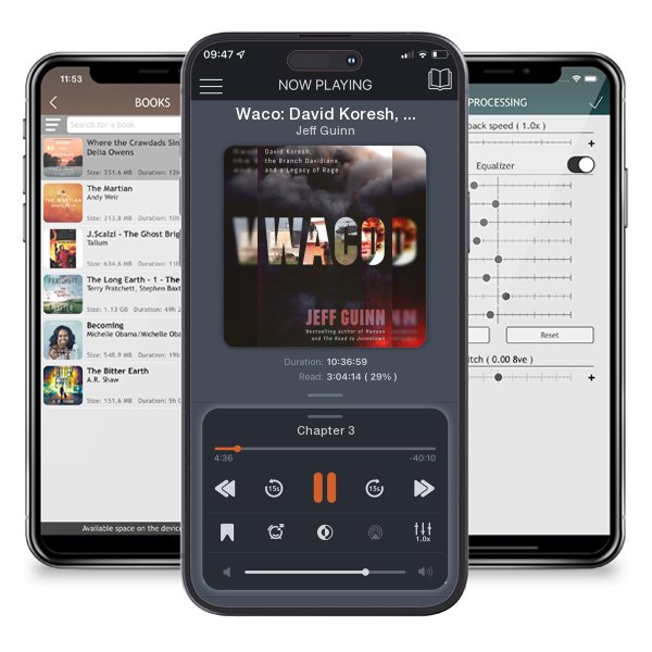 Download fo free audiobook Waco: David Koresh, the Branch Davidians, and a Legacy of Rage by Jeff Guinn and listen anywhere on your iOS devices in the ListenBook app.