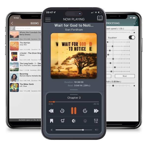Download fo free audiobook Wait for God to Notice by Sari Fordham and listen anywhere on your iOS devices in the ListenBook app.