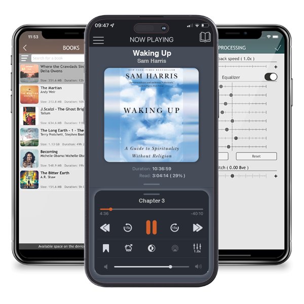 Download fo free audiobook Waking Up by Sam Harris and listen anywhere on your iOS devices in the ListenBook app.