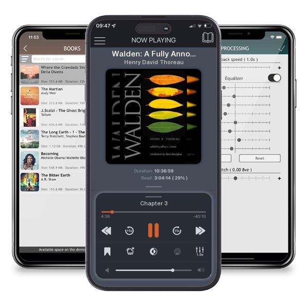 Download fo free audiobook Walden: A Fully Annotated Edition by Henry David Thoreau and listen anywhere on your iOS devices in the ListenBook app.