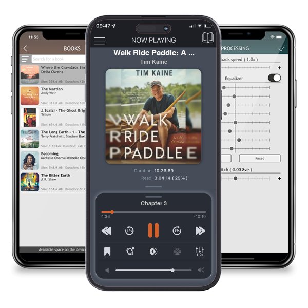 Download fo free audiobook Walk Ride Paddle: A Life Outside by Tim Kaine and listen anywhere on your iOS devices in the ListenBook app.