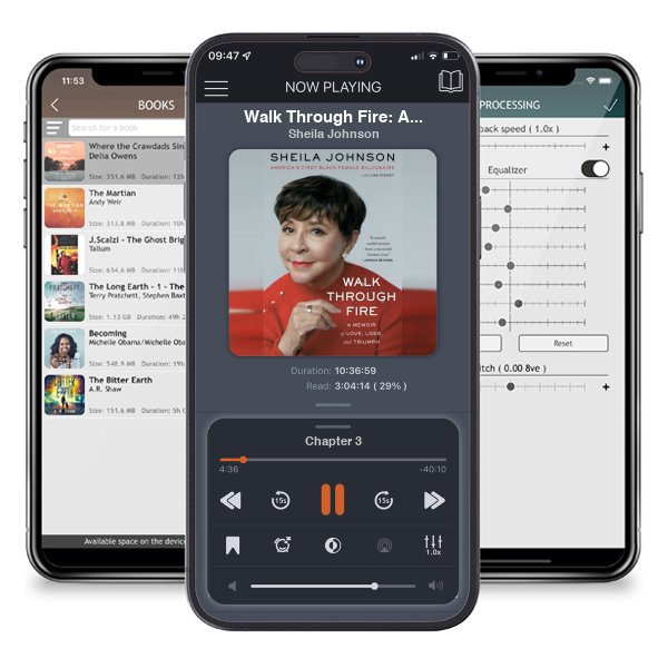 Download fo free audiobook Walk Through Fire: A Memoir of Love, Loss, and Triumph by Sheila Johnson and listen anywhere on your iOS devices in the ListenBook app.