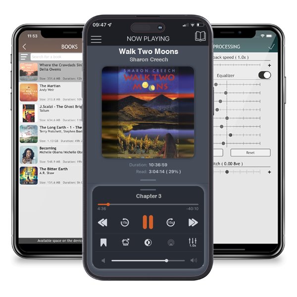 Download fo free audiobook Walk Two Moons by Sharon Creech and listen anywhere on your iOS devices in the ListenBook app.