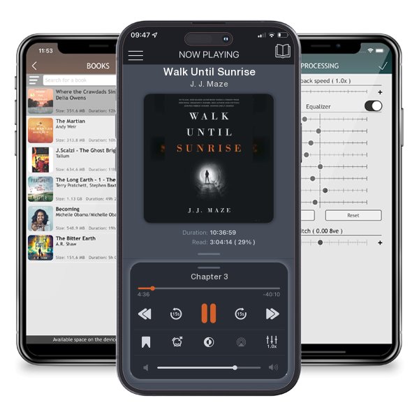 Download fo free audiobook Walk Until Sunrise by J. J. Maze and listen anywhere on your iOS devices in the ListenBook app.