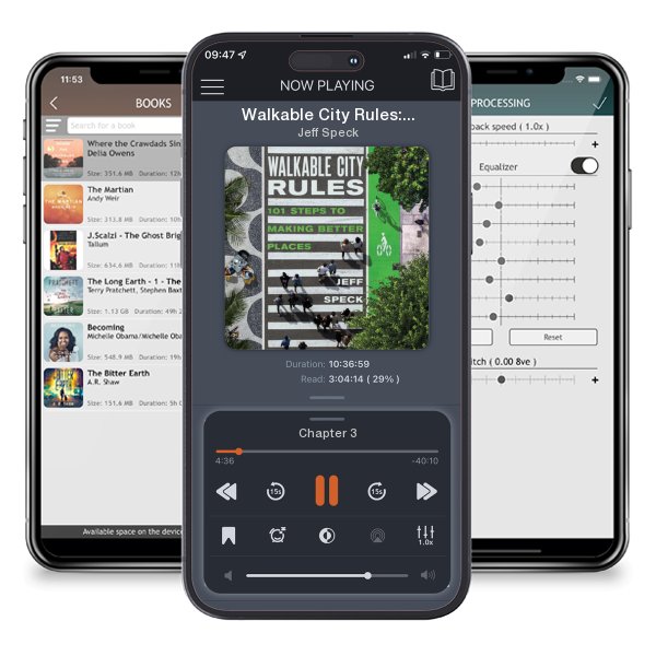 Download fo free audiobook Walkable City Rules: 101 Steps to Making Better Places by Jeff Speck and listen anywhere on your iOS devices in the ListenBook app.