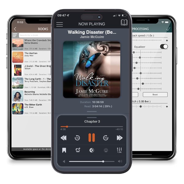Download fo free audiobook Walking Disaster (Beautiful, #2) by Jamie McGuire and listen anywhere on your iOS devices in the ListenBook app.
