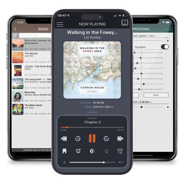 Download fo free audiobook Walking in the Fowey Area by Liz Hurley and listen anywhere on your iOS devices in the ListenBook app.