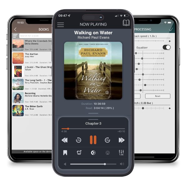 Download fo free audiobook Walking on Water by Richard Paul Evans and listen anywhere on your iOS devices in the ListenBook app.