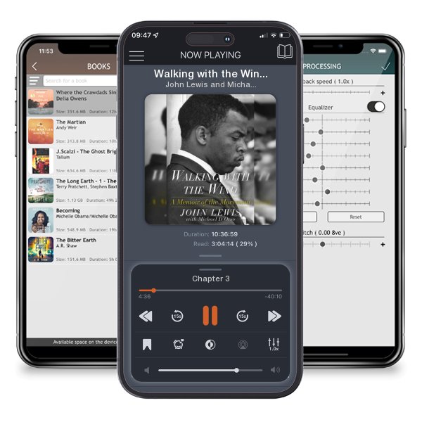 Download fo free audiobook Walking with the Wind: A Memoir of the Movement (Reissue) by John Lewis and Michael D'Orso and listen anywhere on your iOS devices in the ListenBook app.