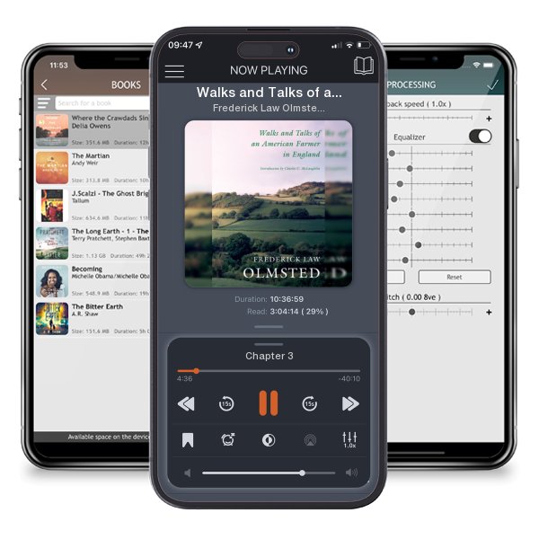 Download fo free audiobook Walks and Talks of an American Farmer in England by Frederick Law Olmsted and listen anywhere on your iOS devices in the ListenBook app.