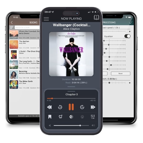 Download fo free audiobook Wallbanger (Cocktail, #1) by Alice Clayton and listen anywhere on your iOS devices in the ListenBook app.