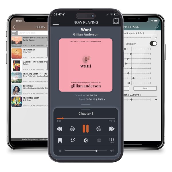 Download fo free audiobook Want by Gillian Anderson and listen anywhere on your iOS devices in the ListenBook app.