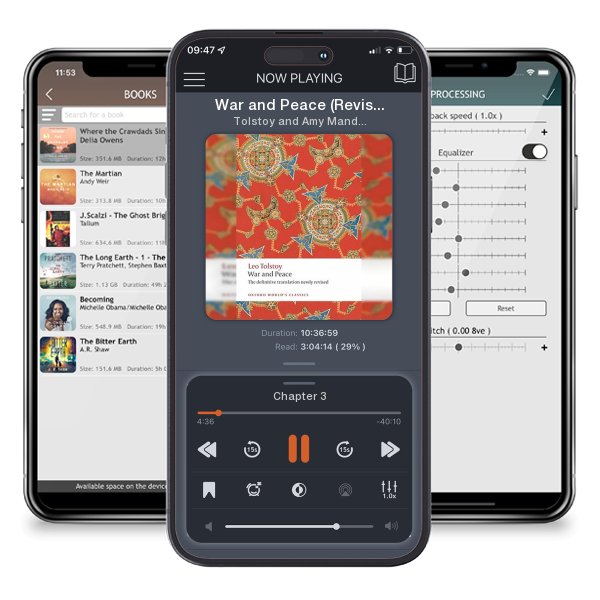 Download fo free audiobook War and Peace (Revised) by Tolstoy and Amy Mandelker and listen anywhere on your iOS devices in the ListenBook app.