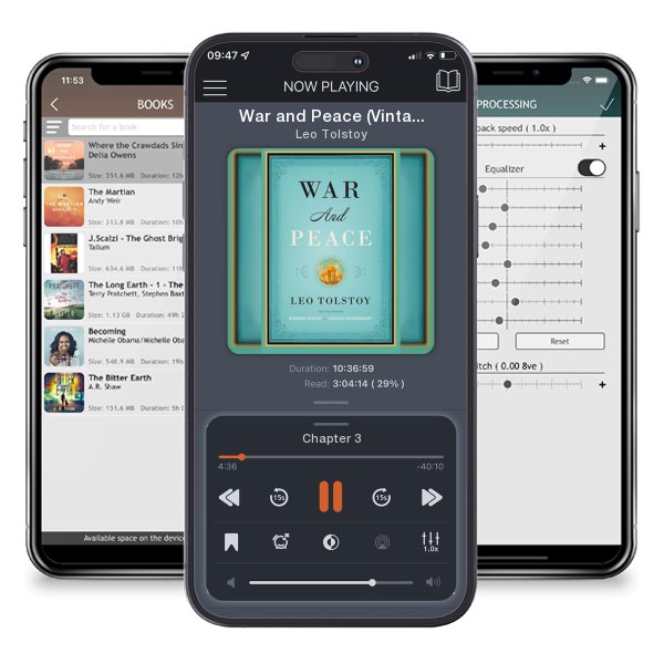 Download fo free audiobook War and Peace (Vintage Classics) by Leo Tolstoy and listen anywhere on your iOS devices in the ListenBook app.