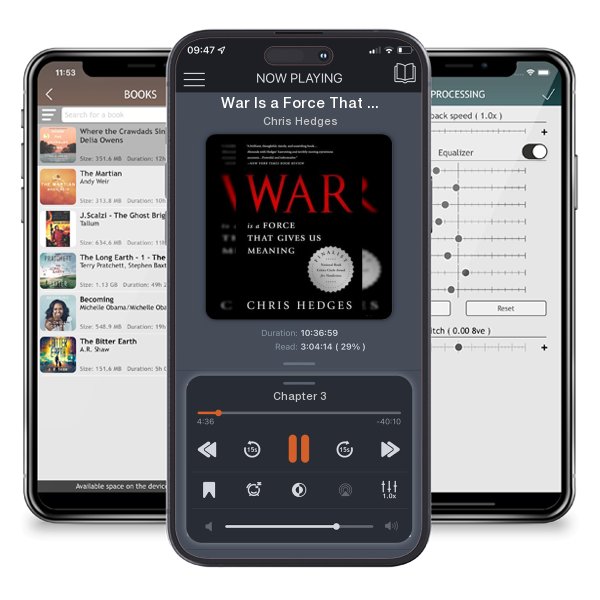 Download fo free audiobook War Is a Force That Gives Us Meaning by Chris Hedges and listen anywhere on your iOS devices in the ListenBook app.
