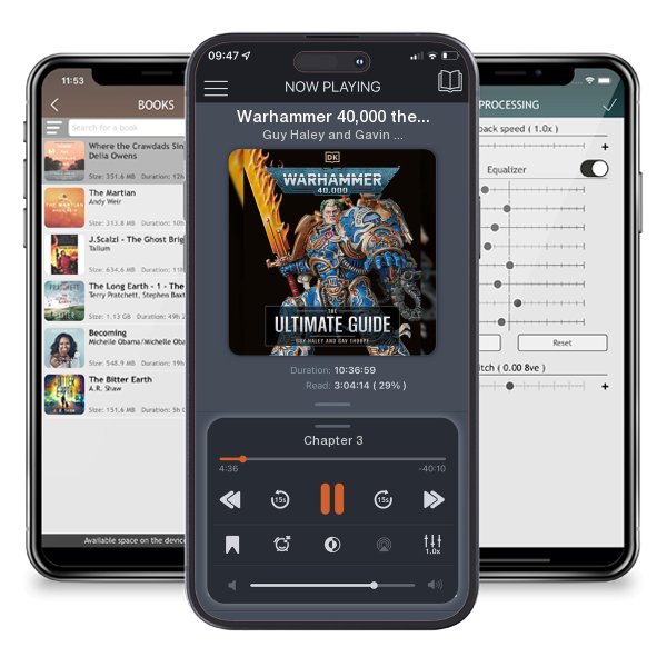 Download fo free audiobook Warhammer 40,000 the Ultimate Guide by Guy Haley and Gavin Thorpe and listen anywhere on your iOS devices in the ListenBook app.