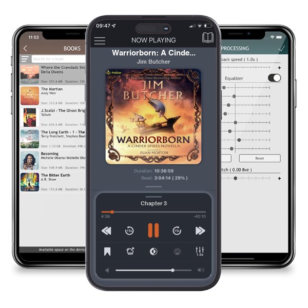 Download fo free audiobook Warriorborn: A Cinder Spires Novella: The Cinder Spires, Book 1.5 by Jim Butcher and listen anywhere on your iOS devices in the ListenBook app.